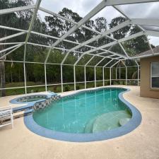 Pool-Enclosure-Cleaning-Project-In-Port-Orange-Florida 1