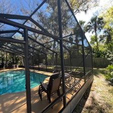 Stunning-Pool-Enclosure-Cleaning-project-In-South-Daytona-Florida 1